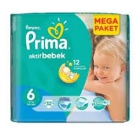 پوشک بچه پمپرز پریما  ترک سایز 6(اونتاژ)